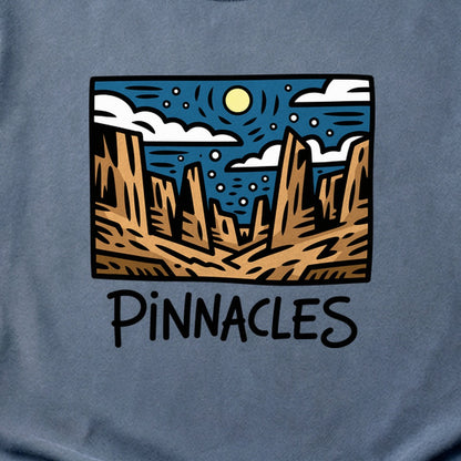 Pinnacles at Night Cotton T-Shirt