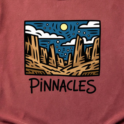 Pinnacles at Night Cotton T-Shirt