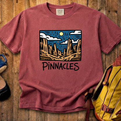 Pinnacles at Night Cotton T-Shirt