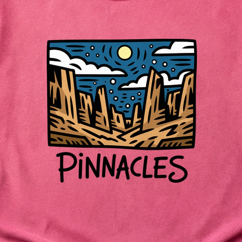 Pinnacles at Night Cotton T-Shirt