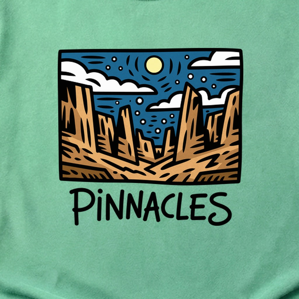 Pinnacles at Night Cotton T-Shirt