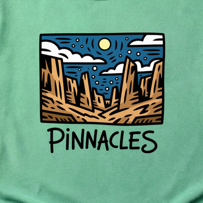 Pinnacles at Night Cotton T-Shirt
