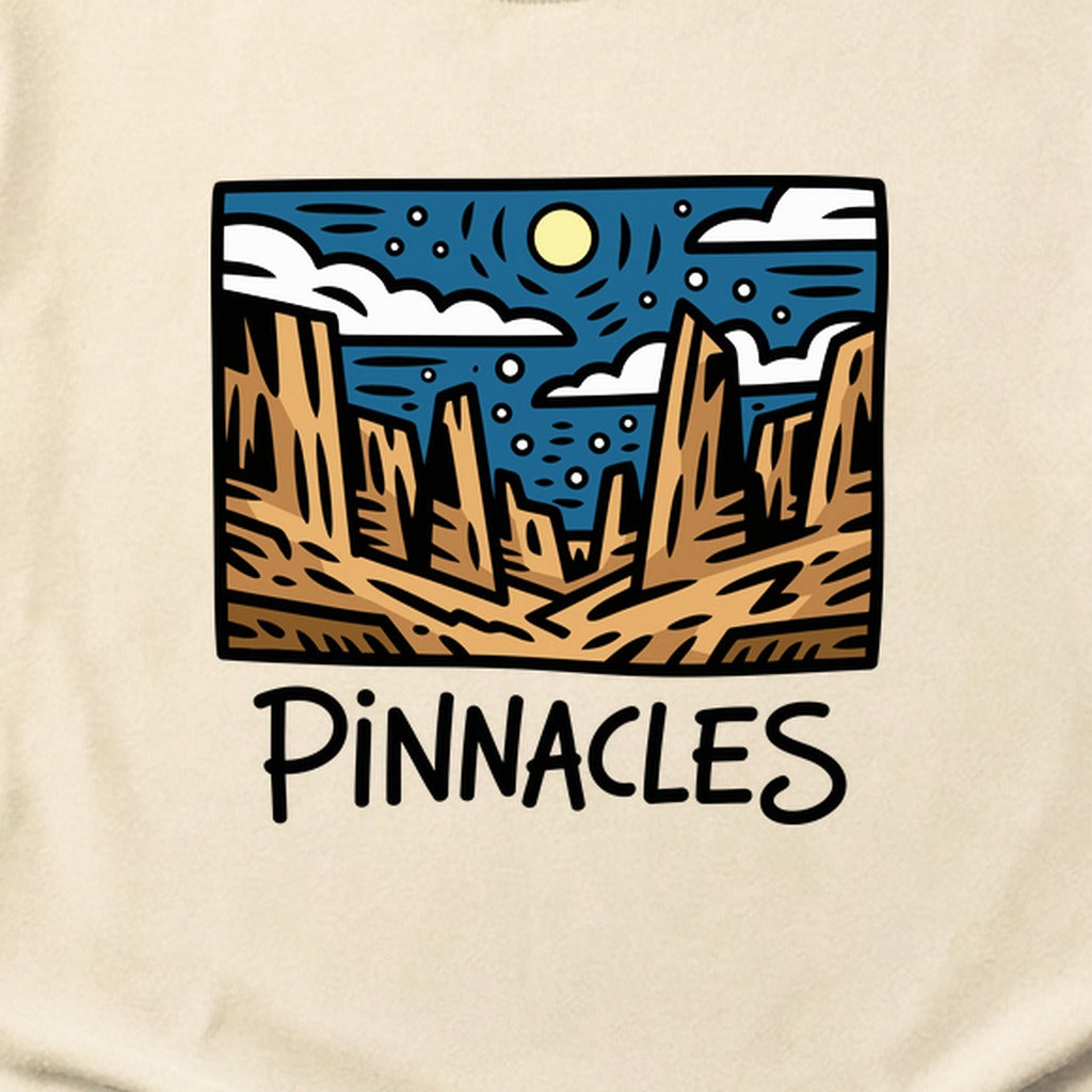 Pinnacles at Night Cotton T-Shirt