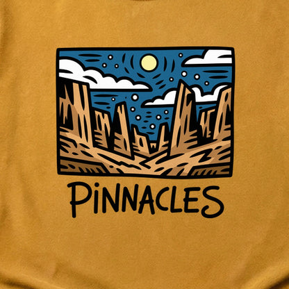 Pinnacles at Night Cotton T-Shirt