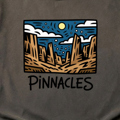 Pinnacles at Night Cotton T-Shirt