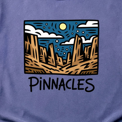 Pinnacles at Night Cotton T-Shirt