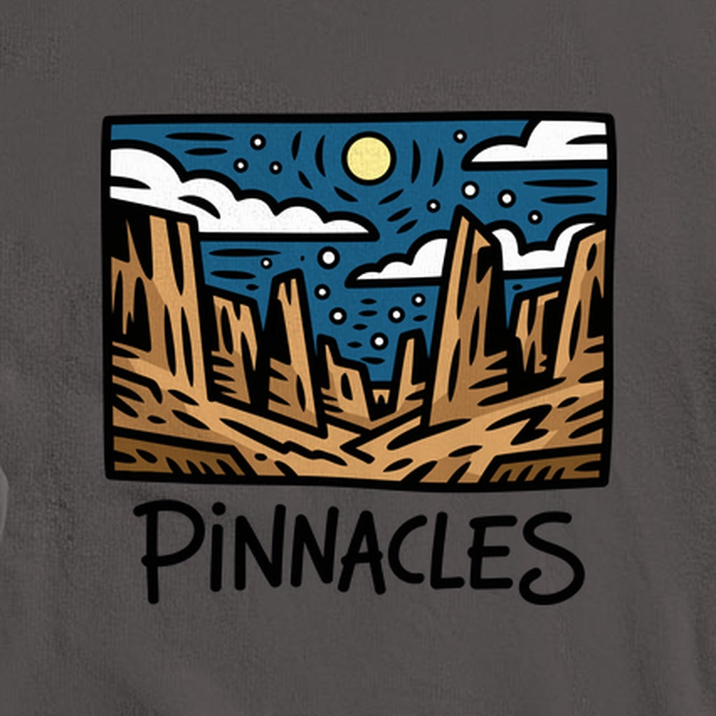 Pinnacles at Night Crewneck Sweatshirt