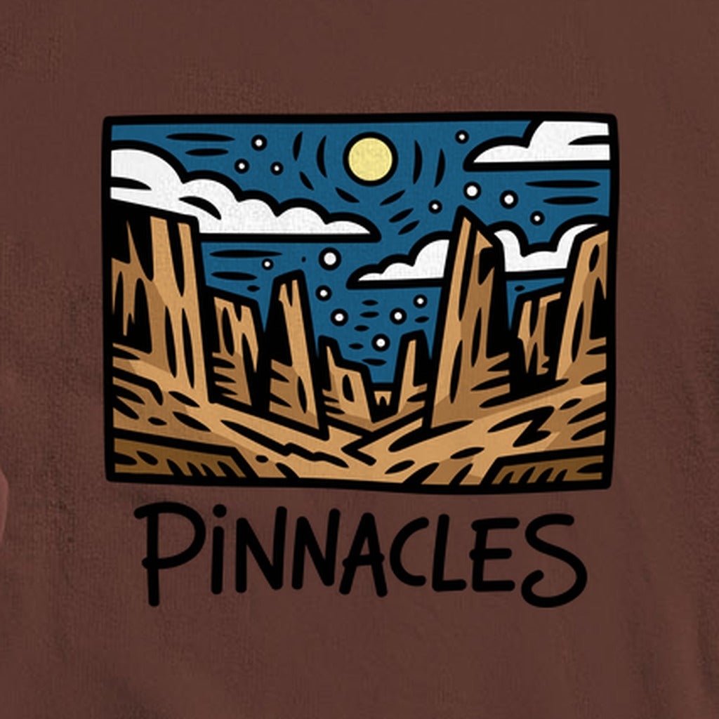 Pinnacles at Night Crewneck Sweatshirt