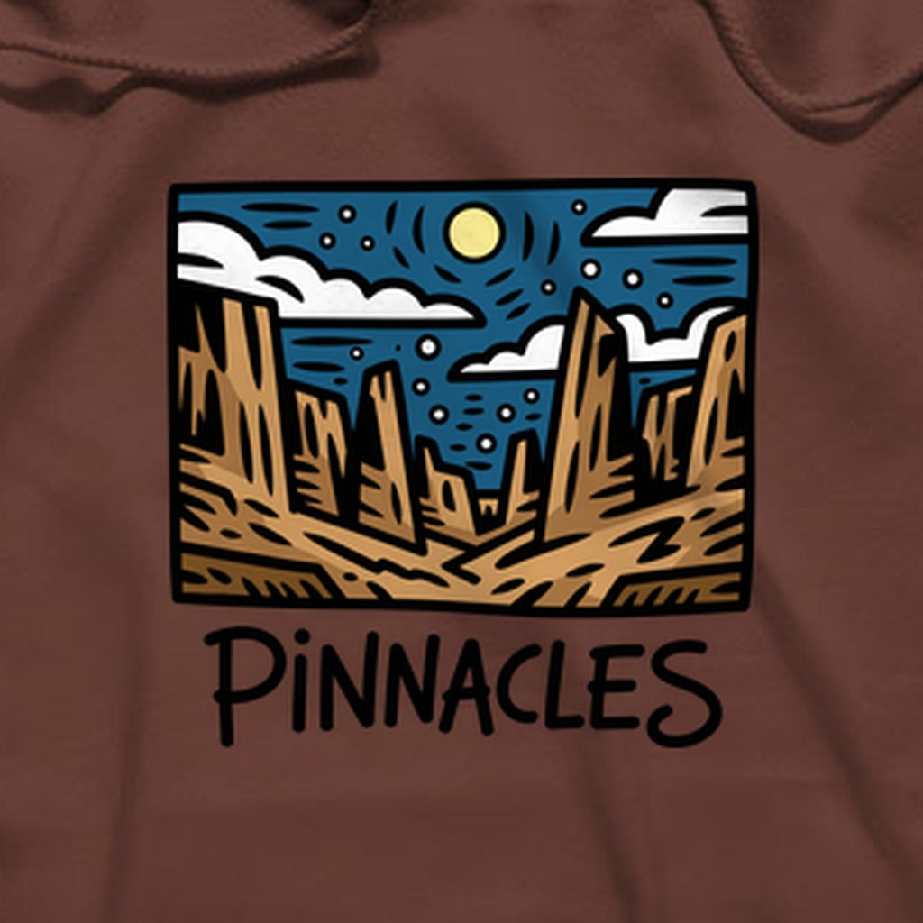 Pinnacles at Night Hoodie