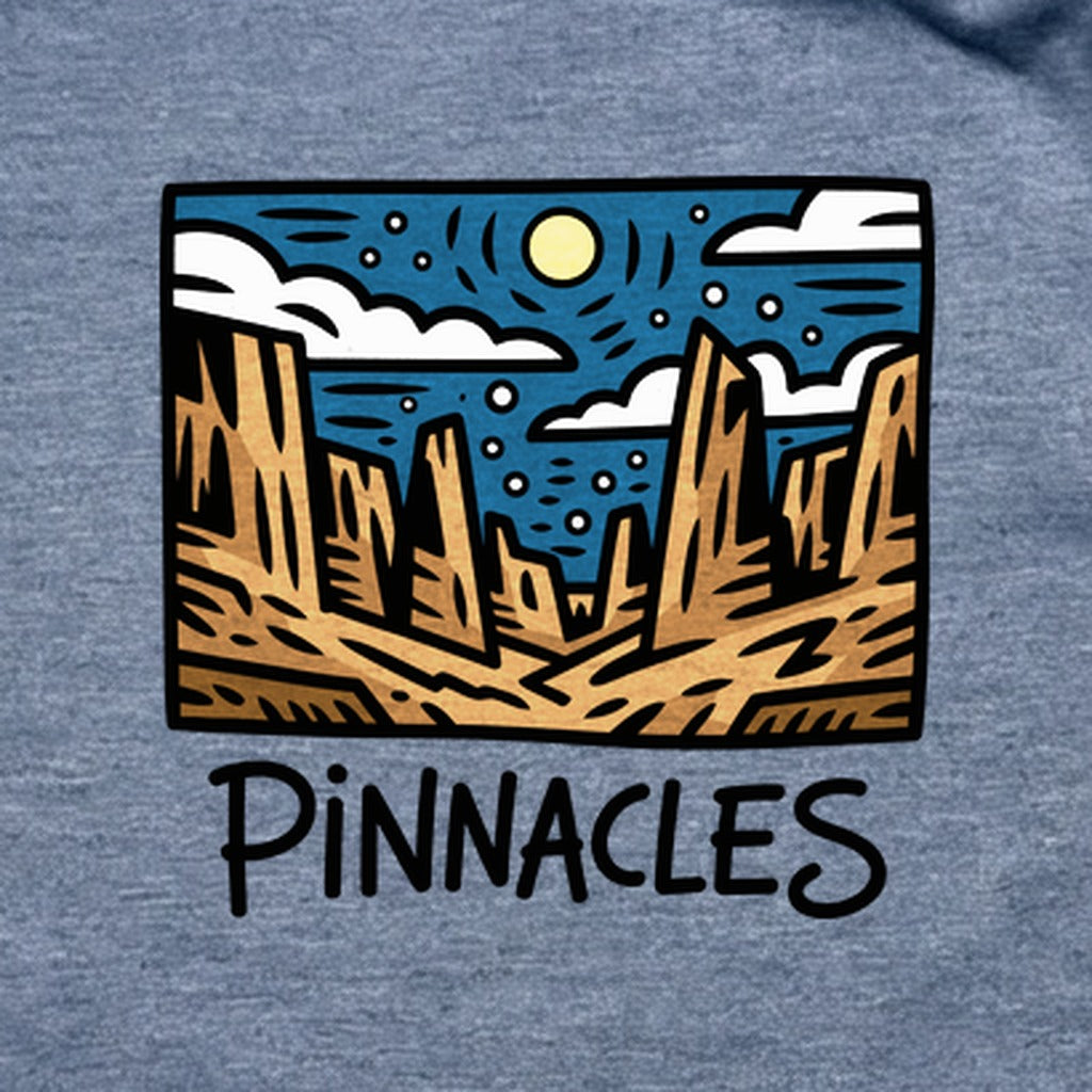 Pinnacles at Night T-Shirt