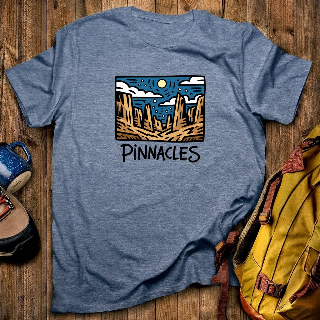 Pinnacles at Night T-Shirt