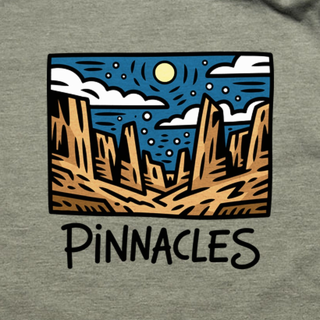 Pinnacles at Night T-Shirt