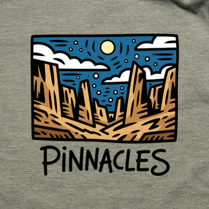 Pinnacles at Night T-Shirt