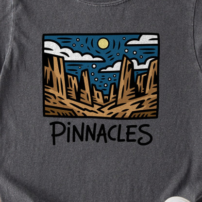 Pinnacles at Night Kids Cotton T-Shirt