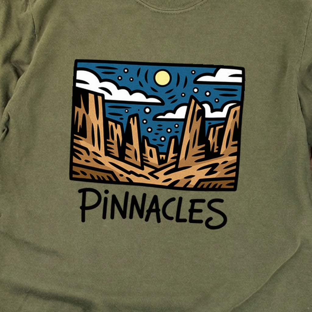 Pinnacles at Night Premium Long Sleeve