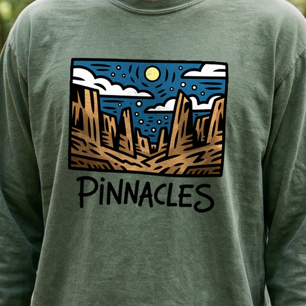 Pinnacles at Night Premium Long Sleeve