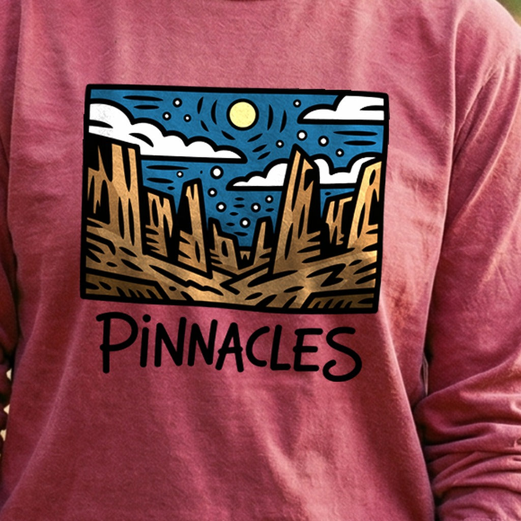 Pinnacles at Night Premium Long Sleeve