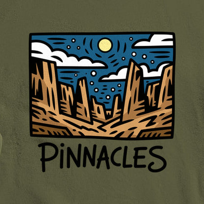 Pinnacles at Night Crewneck Sweatshirt