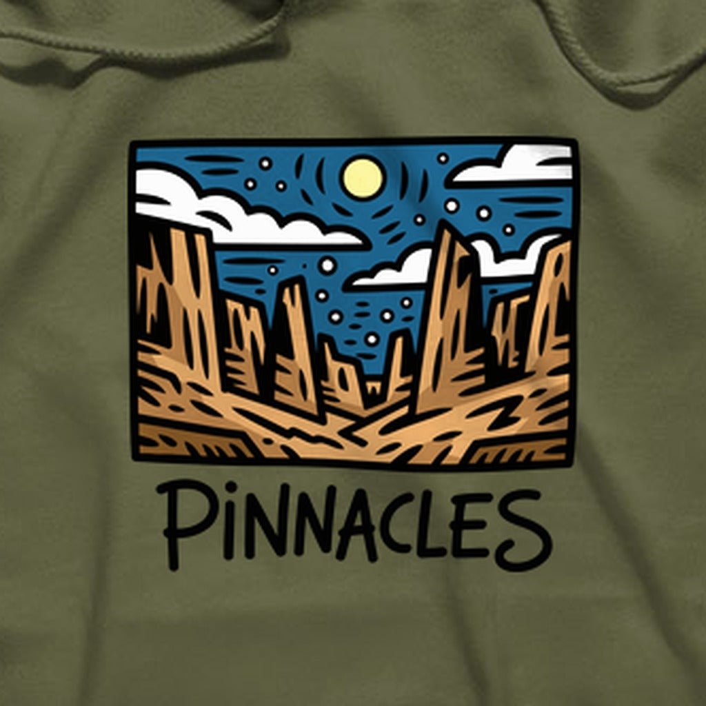 Pinnacles at Night Hoodie