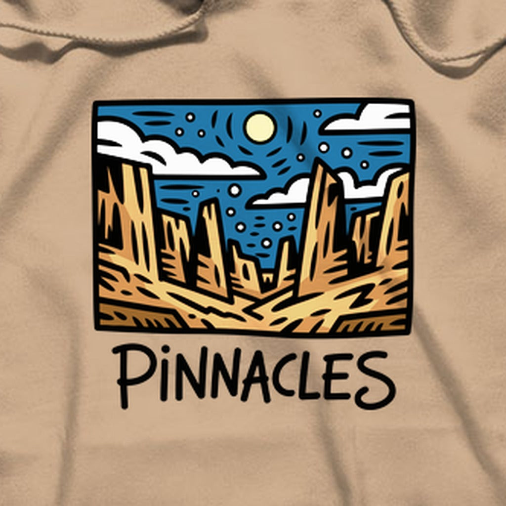 Pinnacles at Night Hoodie