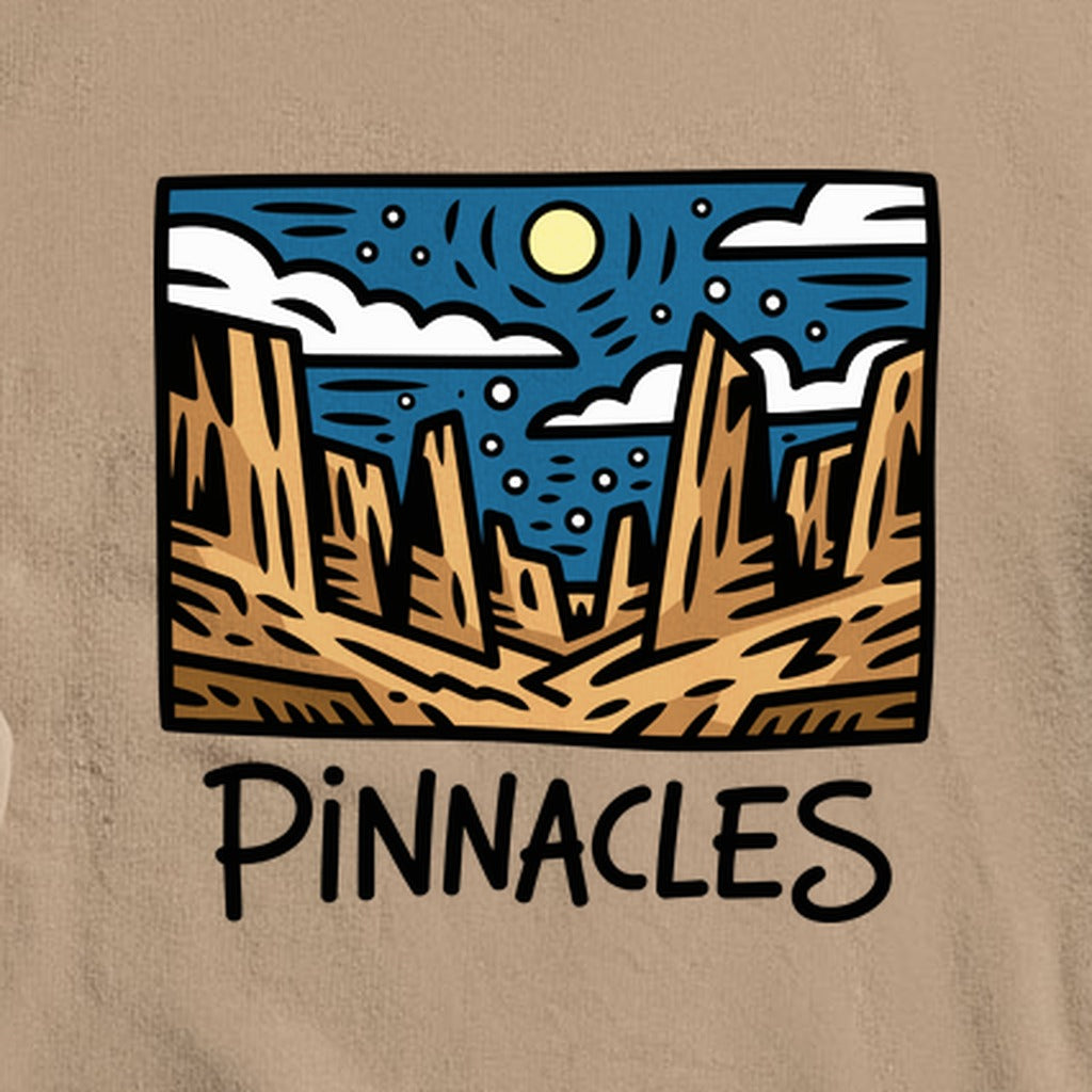 Pinnacles at Night Crewneck Sweatshirt