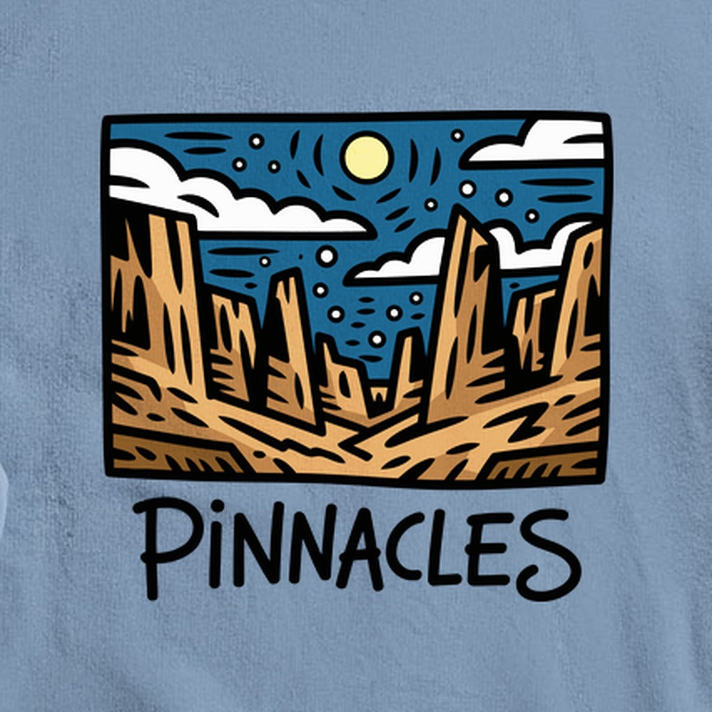 Pinnacles at Night Crewneck Sweatshirt