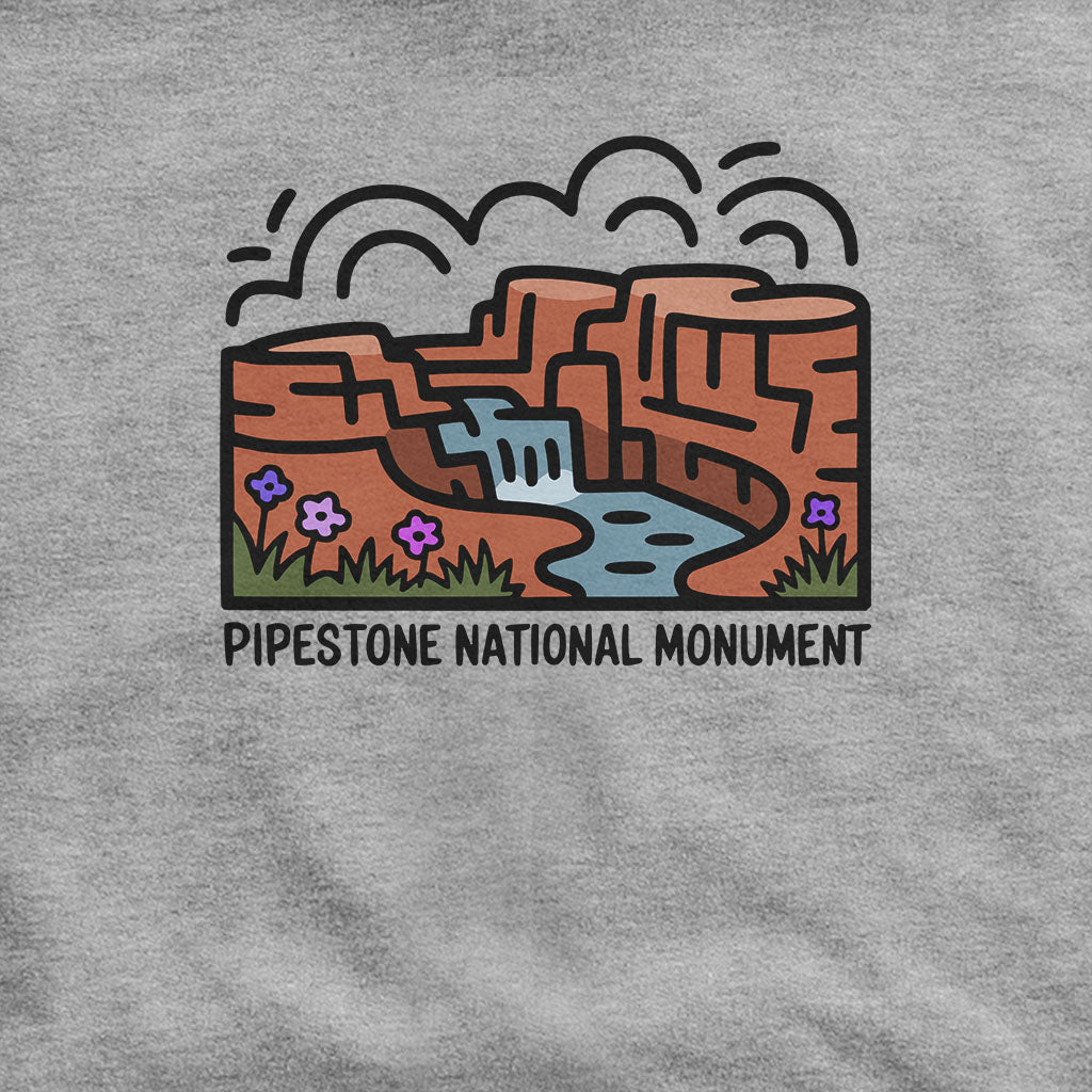Pipestone National Monument Hoodie Adventure and Outdoors Themed Hoodie