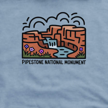 Pipestone National Monument Crewneck Sweatshirt Adventure and Outdoors Themed Sweatshirt