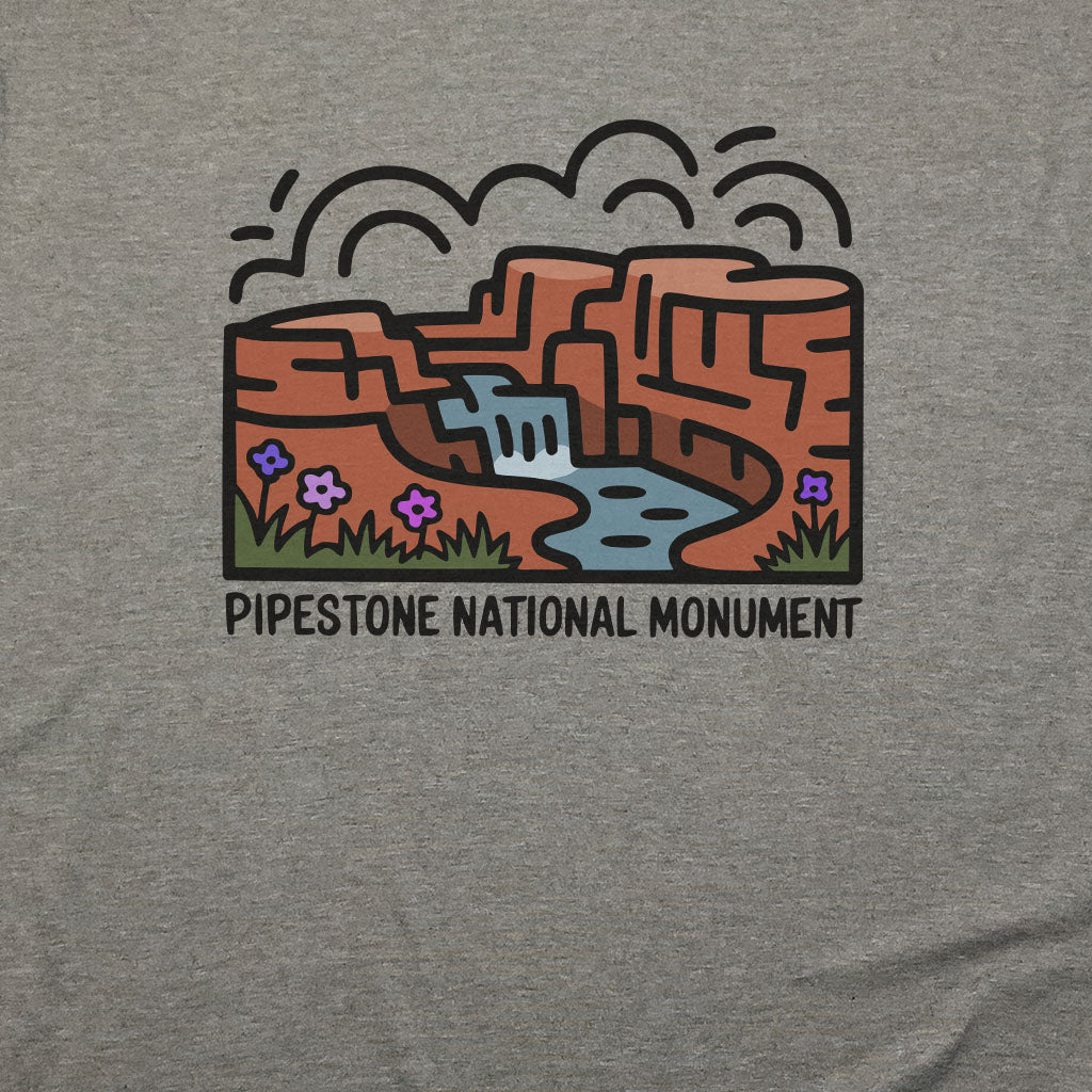 Pipestone National Monument T-Shirt Adventure and Outdoors Themed T-Shirt