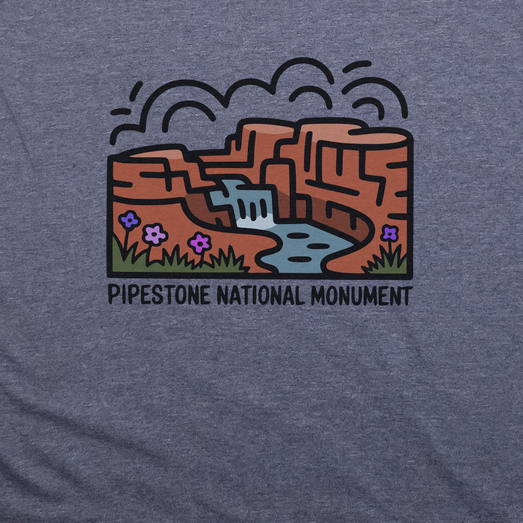 Pipestone National Monument T-Shirt Adventure and Outdoors Themed T-Shirt