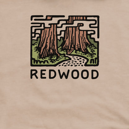 Redwood National Park Crewneck Sweatshirt Adventure and Outdoors Themed Sweatshirt