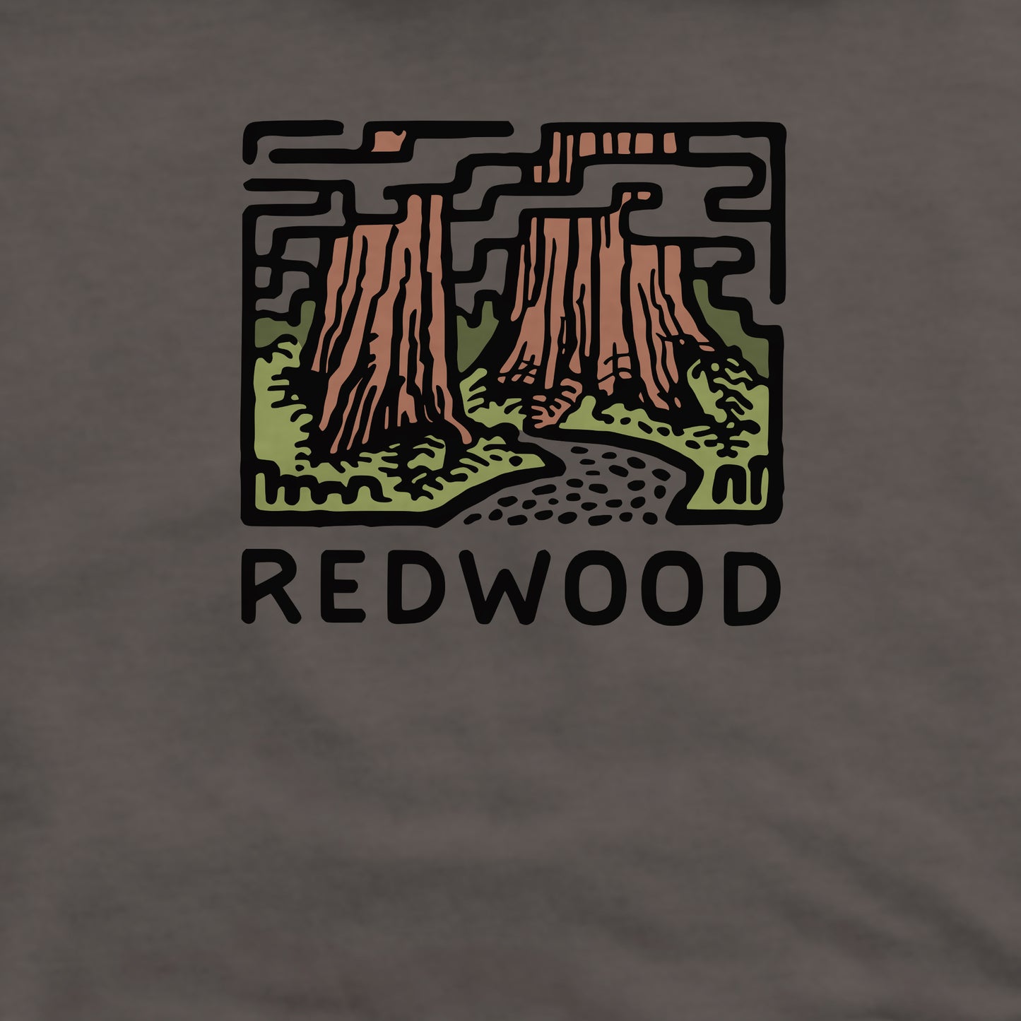 Redwood National Park Crewneck Sweatshirt Adventure and Outdoors Themed Sweatshirt
