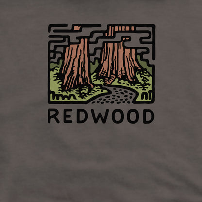 Redwood National Park Crewneck Sweatshirt Adventure and Outdoors Themed Sweatshirt