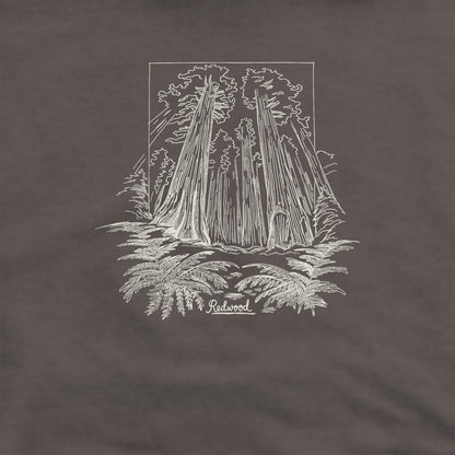 Redwood Line Drawing Hoodie