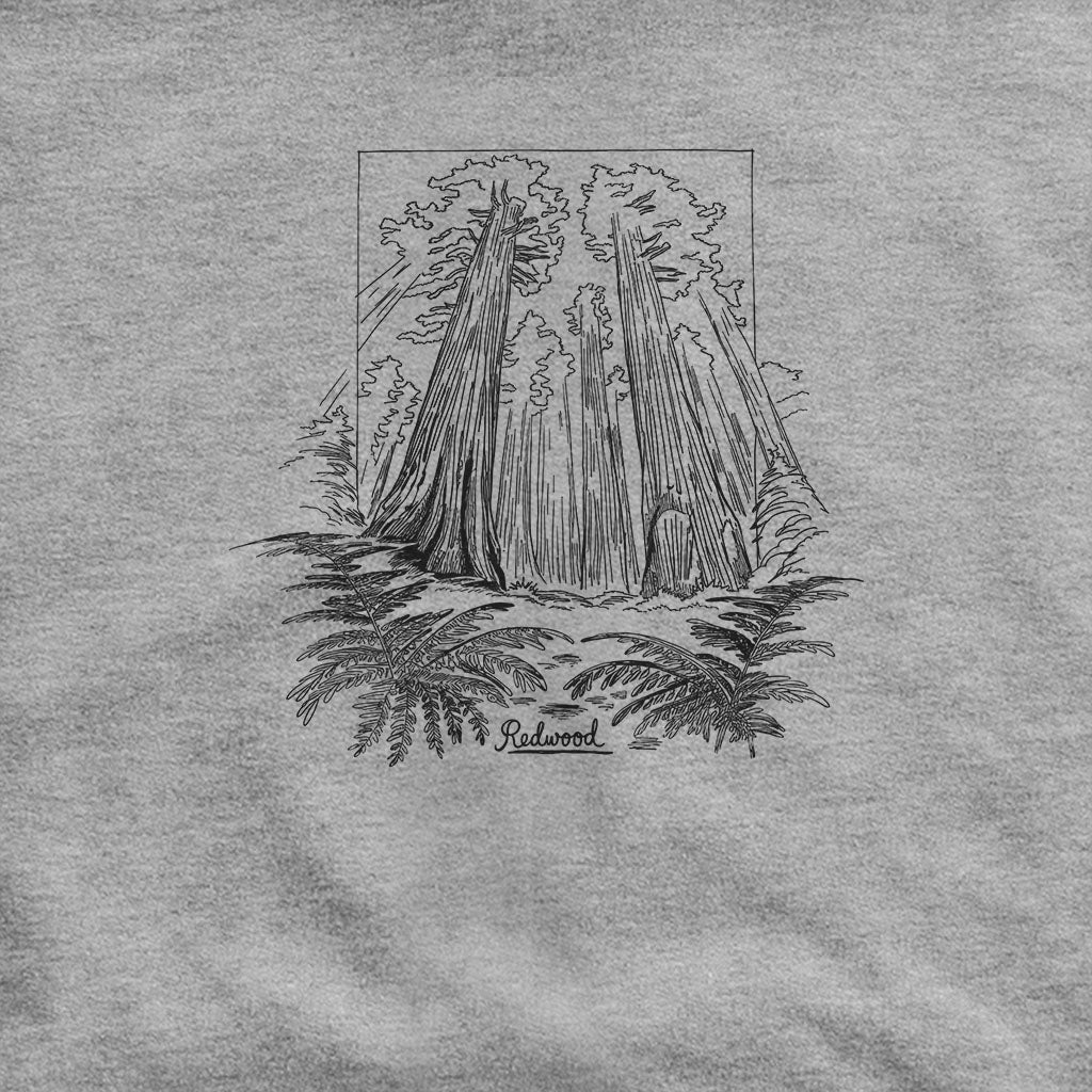 Redwood Line Drawing Hoodie