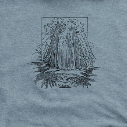 Redwood Line Drawing Hoodie
