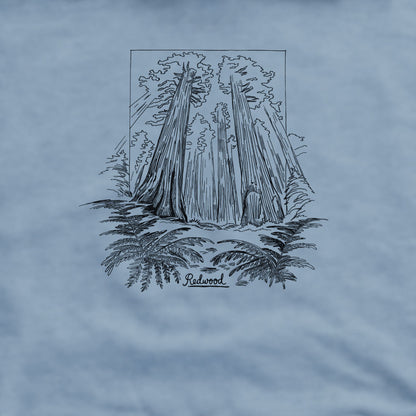 Redwood Line Drawing Crewneck Sweatshirt