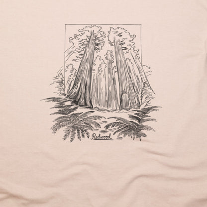 Redwood Line Drawing T-Shirt
