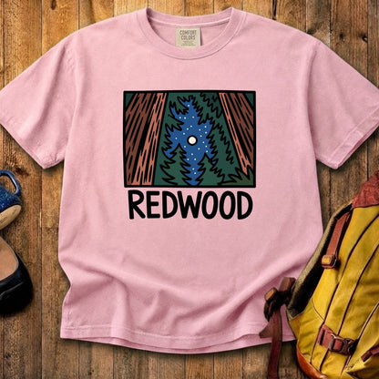 Redwood at Night Cotton T-Shirt