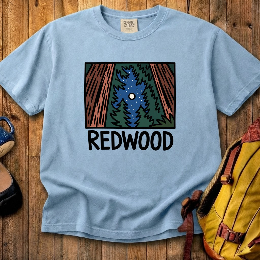 Redwood at Night Cotton T-Shirt