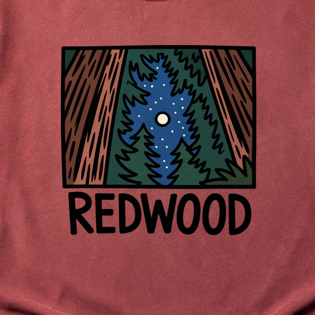 Redwood at Night Cotton T-Shirt