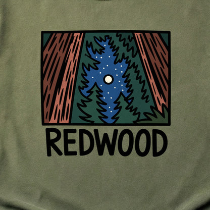 Redwood at Night Cotton T-Shirt