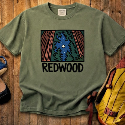 Redwood at Night Cotton T-Shirt