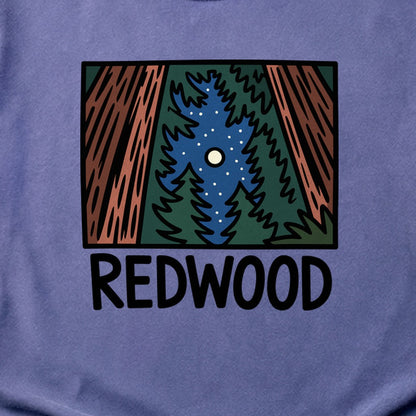 Redwood at Night Cotton T-Shirt