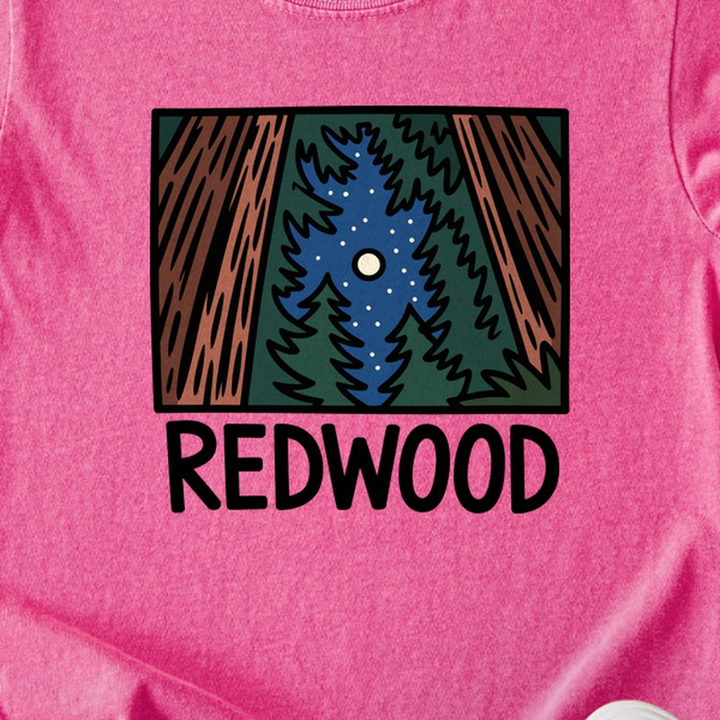 Redwood at Night Kids Cotton T-Shirt