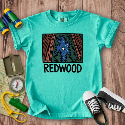 Redwood at Night Kids Cotton T-Shirt