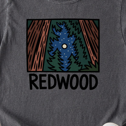 Redwood at Night Kids Cotton T-Shirt