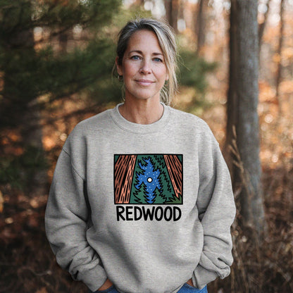 Redwood at Night Crewneck Sweatshirt