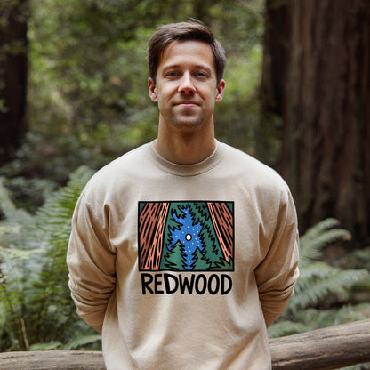 Redwood at Night Crewneck Sweatshirt