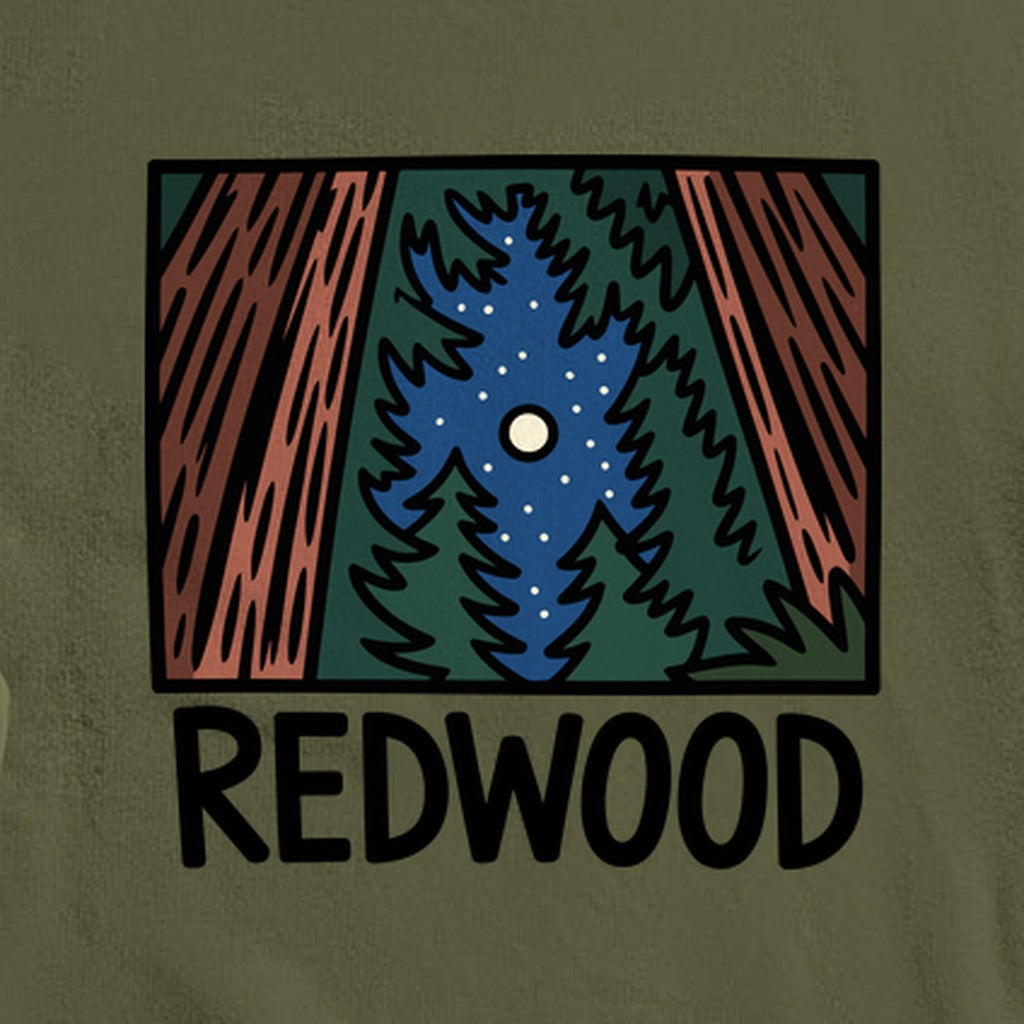 Redwood at Night Crewneck Sweatshirt